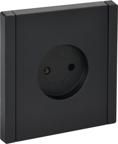 Изображение товара Розетка IEK Forte&Piano FP-R13-10-K02 (черный)