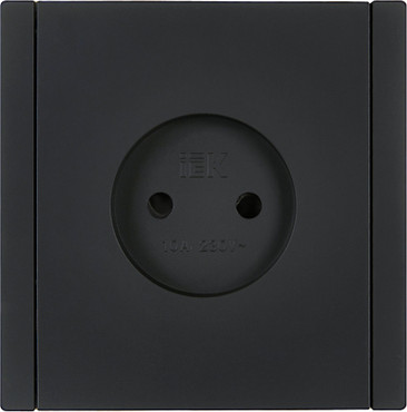 Изображение товара Розетка IEK Forte&Piano FP-R13-10-K02 (черный)