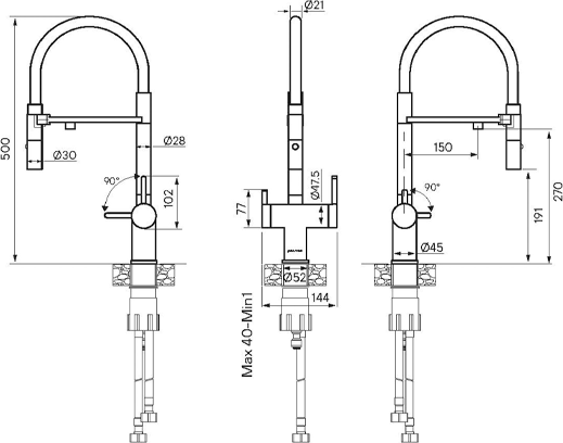 Изображение товара Смеситель Paulmark Gr213888-CR