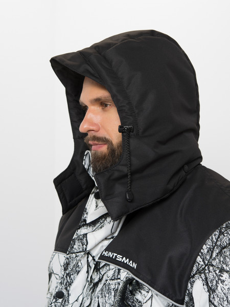 Изображение товара Костюм для охоты и рыбалки Huntsman Альтаир -45°C Белый лес ветки (р.52-54/170-176)