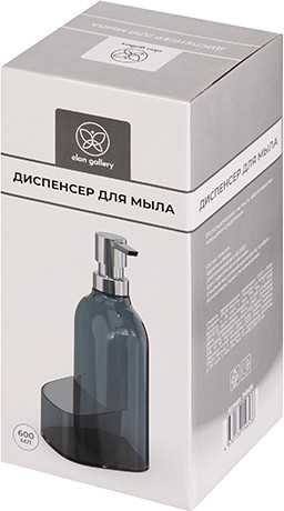 Изображение товара Дозатор для жидкого мыла Elan Gallery 240408 (серый)