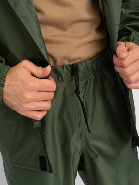 Изображение товара Костюм для охоты и рыбалки Huntsman ВВЗ Шторм Зеленый Таффета PVC20000мм (р.44-46/170, зеленый)