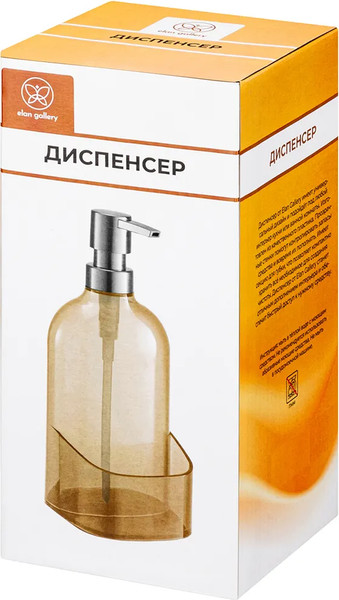 Изображение товара Диспенсер Elan Gallery 240604 (прозрачный оранжевый)