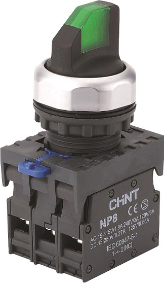 Изображение товара Переключатель Chint NP8-11XD/313 AC110-230В(LED) / 667558