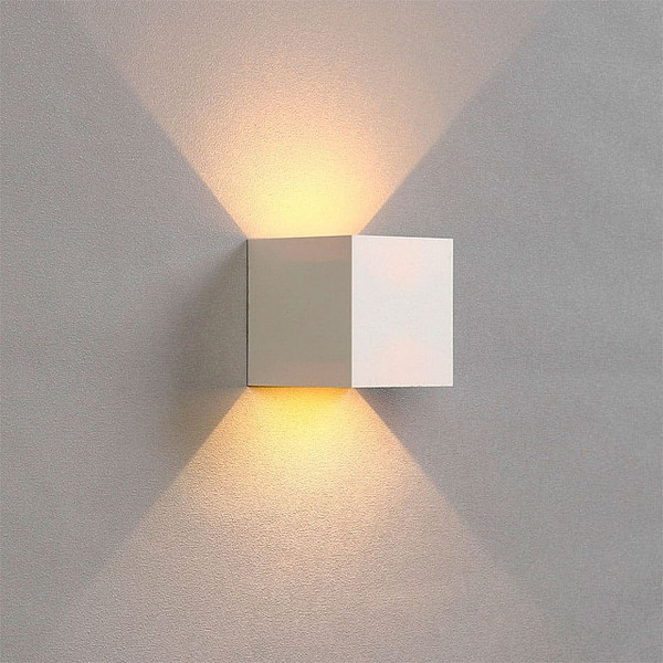 Изображение товара Бра уличное Sima-Land Куб FSD-063 / 10084233 (белый)