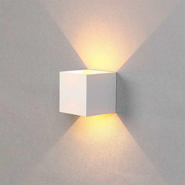 Изображение товара Бра уличное Sima-Land Куб FSD-063 / 10084233 (белый)