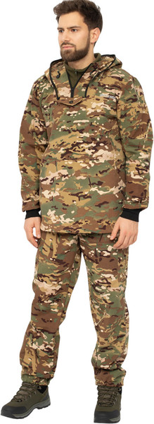 Изображение товара Костюм для охоты и рыбалки Huntsman Летний Антигнус Эконом Мультикам Смесовая Рип-Стоп (р.56-58/170-176)