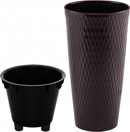 Изображение товара Кашпо El Casa Керама / 640575 (венге)