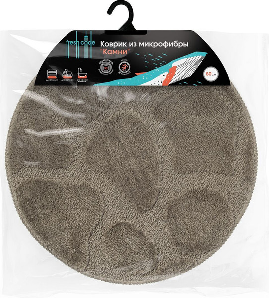 Изображение товара Коврик для ванной Fresh Code Камни 77314