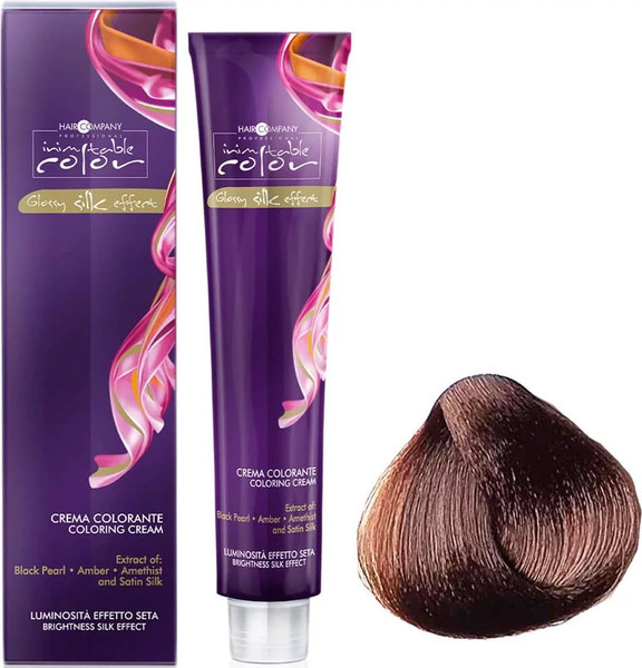 Изображение товара Крем-краска для волос Hair Company Inimitable Color Glossy silk effect тон 7.13 (100мл)