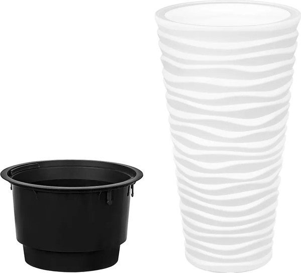 Изображение товара Кашпо El Casa Сэнди / 640564 (белый)