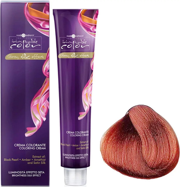 Изображение товара Крем-краска для волос Hair Company Inimitable Color Glossy silk effect тон 7.44 (100мл)