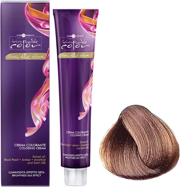 Изображение товара Крем-краска для волос Hair Company Inimitable Color Glossy silk effect тон 8.00 (100мл)