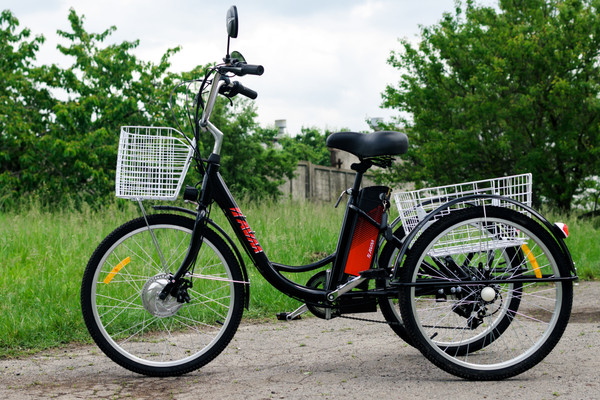 Изображение товара Электровелосипед AVM E-Alfa Trike 24 (черный)