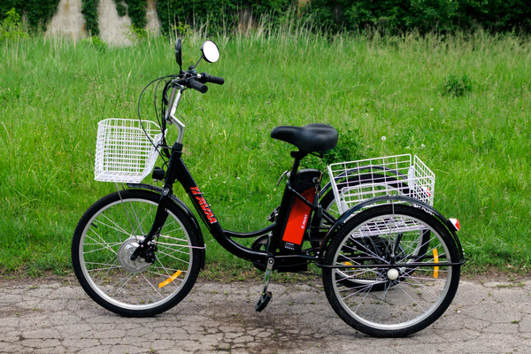 Изображение товара Электровелосипед AVM E-Alfa Trike 24 (черный)