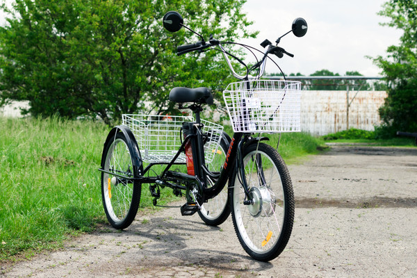 Изображение товара Электровелосипед AVM E-Alfa Trike 24 (черный)