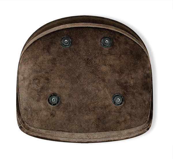 Изображение товара Стул барный Sheffilton SHT-ST19-SF1/S66-1 (коричневый трюфель/черный муар)