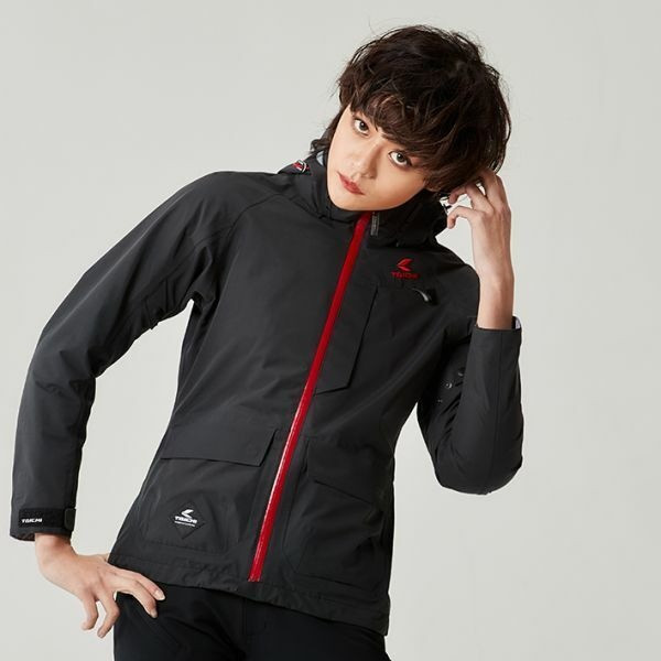 Изображение товара Мотокуртка Taichi Drymaster Field Parka RSJ324-BK02-L (L, черный/красный)