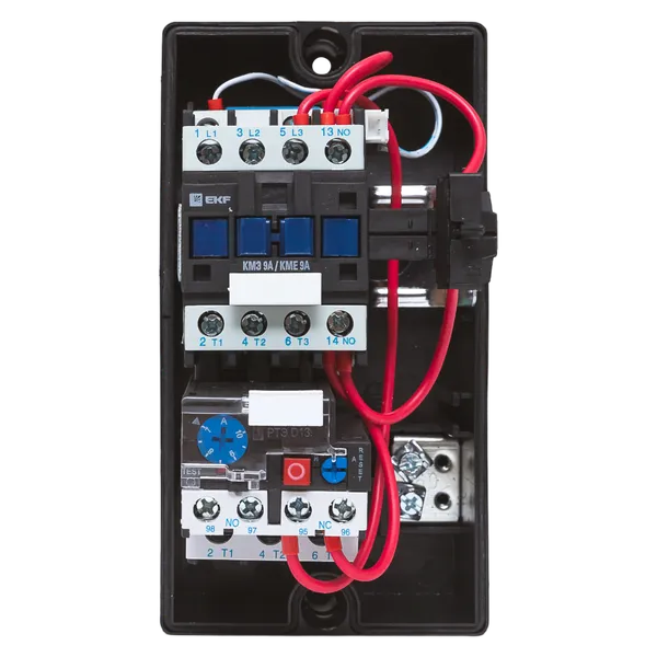 Изображение товара Пускатель магнитный EKF КМЭ 9А 230В / ctrp-r-9-230v-8A-led
