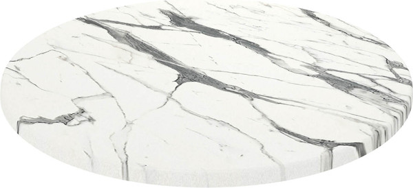 Изображение товара Столешница для стола Sheffilton Верзалит SHT-TT46 90 (белый мрамор)