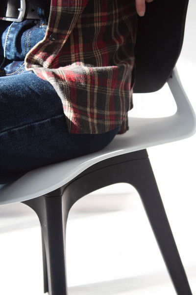 Изображение товара Сиденье для стула Sheffilton SHT-ST59/SB59 (черный/белый)