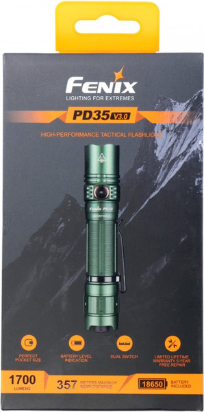 Изображение товара Фонарь Fenix Light PD35 V3.0 / PD35V30gr (зеленый)