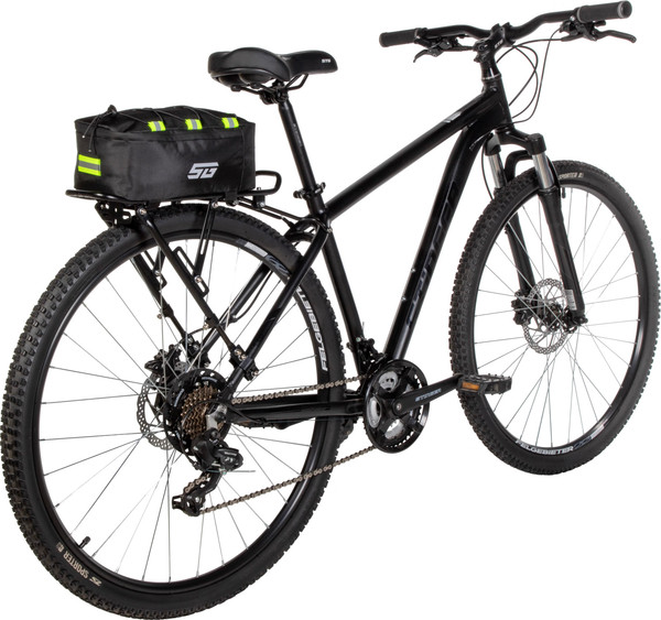 Изображение товара Сумка велосипедная STG FB-017 / Х126959 (черный/салатовый)