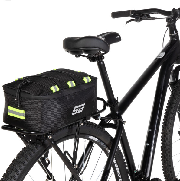 Изображение товара Сумка велосипедная STG FB-017 / Х126959 (черный/салатовый)
