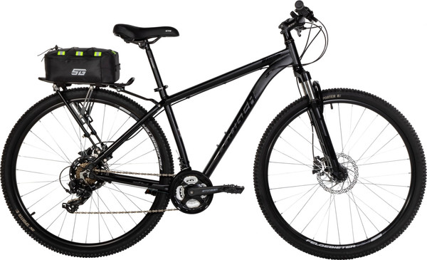 Изображение товара Сумка велосипедная STG FB-017 / Х126959 (черный/салатовый)