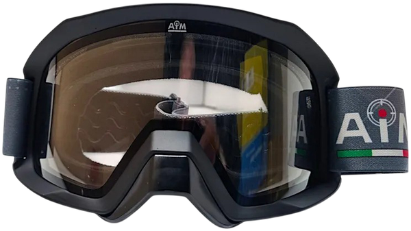 Изображение товара Мотоочки AiM Pro с двойной линзой 186-100 (черный матовый)