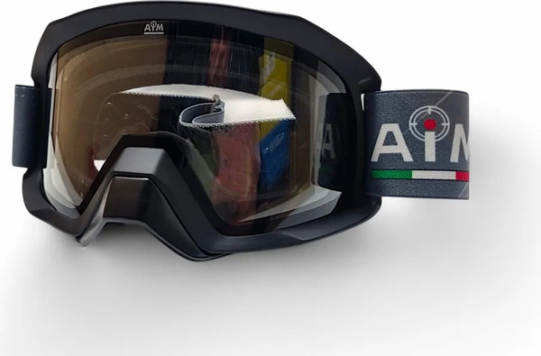 Изображение товара Мотоочки AiM Pro с двойной линзой 186-100 (черный матовый)