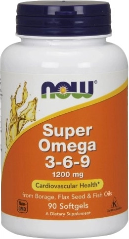 Изображение товара Жирные кислоты NOW Foods Omega 3-6-9 Super 1200MG (90капсул)
