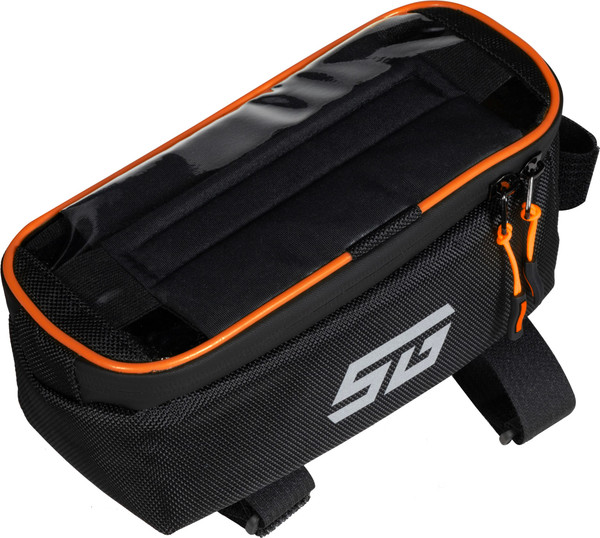 Изображение товара Сумка велосипедная STG FB-016 / Х126957 (черный/оранжевый)