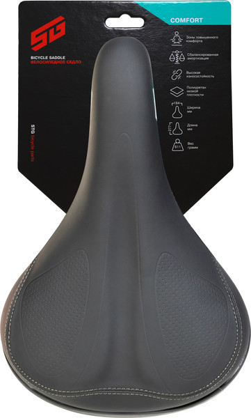 Изображение товара Сиденье для велосипеда STG 6741 / Х126562 (черный)