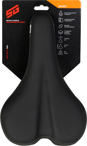 Изображение товара Сиденье для велосипеда STG K084 / Х126565 (черный)