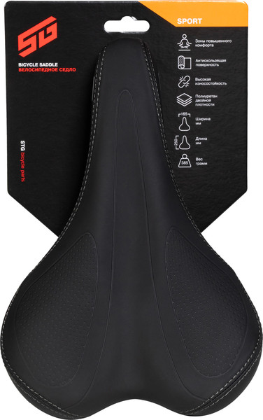 Изображение товара Сиденье для велосипеда STG K071 / Х126566 (черный)
