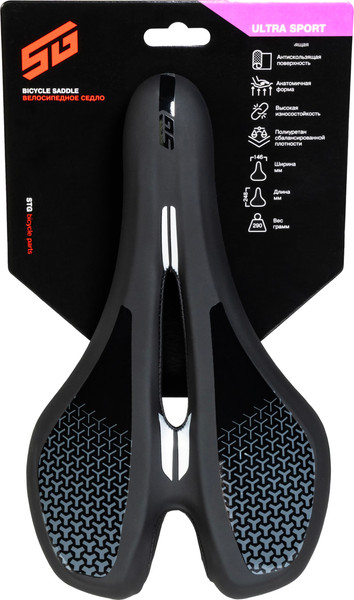 Изображение товара Сиденье для велосипеда STG K335 / Х126567 (черный)