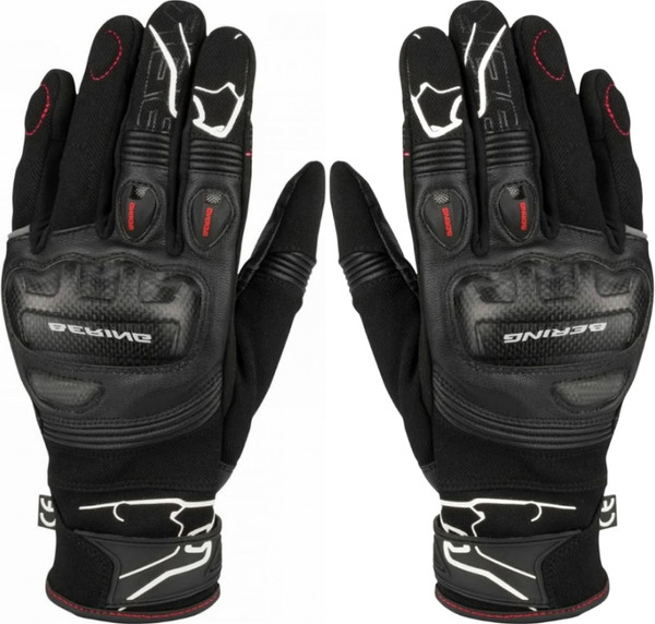 Изображение товара Мотоперчатки BERING Cortex BGE429-T10 (T10, черный/белый)