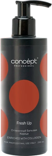Изображение товара Оттеночный бальзам для волос Concept Fresh Up Обогащенный коллагеном (250мл, корица)