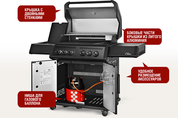 Изображение товара Газовый гриль Start Grill Chimera Elite 500