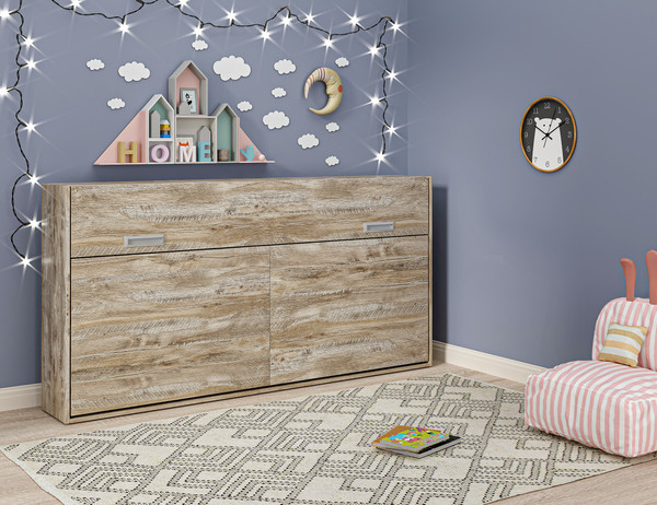 Изображение товара Шкаф-кровать трансформер Макс Стайл TNT 90x200x18 BySpan (дуб юкон 358)