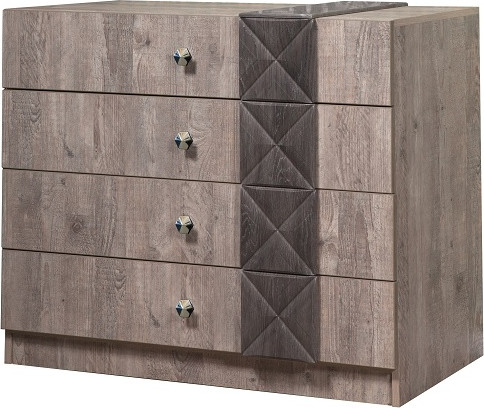 Изображение товара Комплект мебели для спальни Мебель-КМК Монако 1 КМК 1131 (сосна натуральная/дуб шале графит)