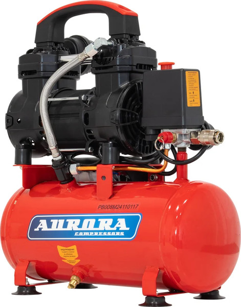 Изображение товара Воздушный компрессор AURORA Passat-8m Black (8л, 160л/мин, 0.81кВт)