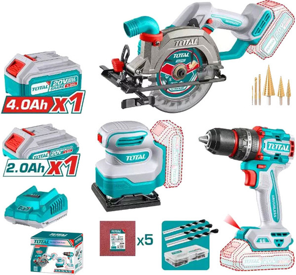 Изображение товара Набор электроинструмента TOTAL TOSLI241193