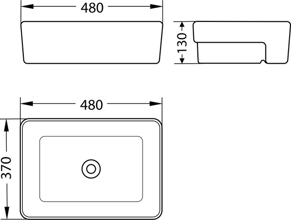 Изображение товара Умывальник со смесителем Lauter 21675 + Moon 21СК691BS