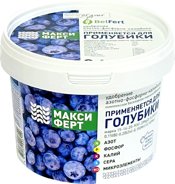 Изображение товара Удобрение BelFert АФК Максиферт Комплексное для голубики (0.6кг)