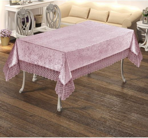 Изображение товара Скатерть DO&CO Nazande 160x220 / 10696 (пудра)