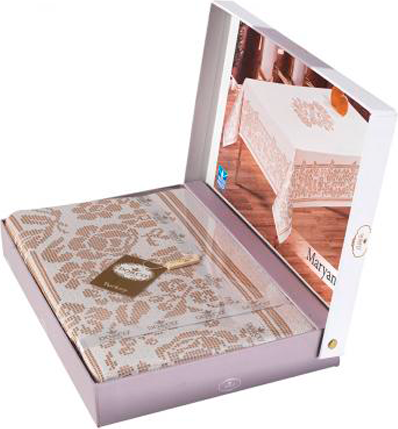 Изображение товара Скатерть DO&CO Maryana 160x220 / 10868 (пудра)