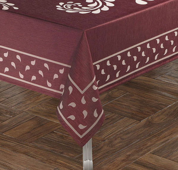 Изображение товара Скатерть DO&CO Mercan 160x220 / 10990 (бордовый)