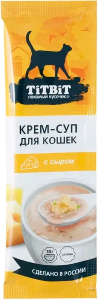 Изображение товара Лакомство для кошек TiTBiT С сыром / 312909 (35г)